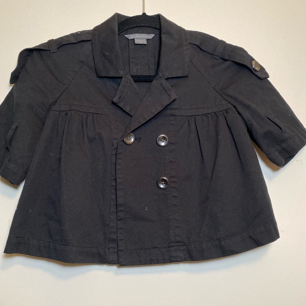Armani Exchange crop Blazer